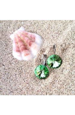 Ohrring "Crystal-Peridot"