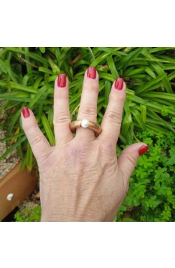 Edelstahlring "lujo"
