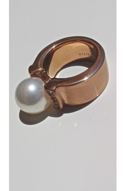 Edelstahlring "Rose-Steel"