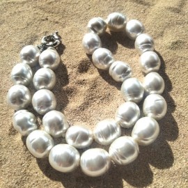 Pearl necklace with Mallorca Barocca pearls