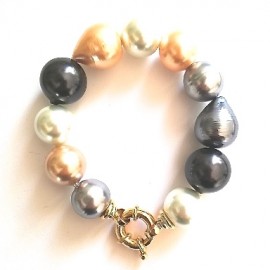 Majorca pearl bracelet "Summerlight"