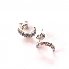 Ohrstecker "half moon"
